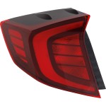 Outer LED Tail Light Assembly for 2020-2022 Hyundai Sonata, Fits Preferred/N Line/SE/SEL Models, Left (Driver) Side, Replacement