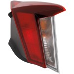 Outer Tail Light Assembly for Hyundai Elantra Sedan, Halogen, Right (Passenger) Side, Fits 2021-2023, Korea Built Vehicle, Replacement