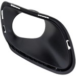 Fog Light Molding for Jeep Cherokee 2014-2018, Left (Driver), Textured Black Plastic, Suitable for Latitude, Latitude Plus, Limited, Nort, Sport Models, Replacement