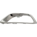 Front Fog Light Molding for Jeep Grand Cherokee WK 2014-2022, Right (Passenger) Side, Chrome, Suitable for Laredo, Overland, Limited, Trailhawk Models (excl. Limited X Package), Replacement