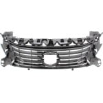 Dark Gray Shell and Insert Grille for Lexus ES300H/ES350 2016-2018, Replacement