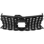 Grille for Lexus IS200T/IS300/IS350 2017-2020, Painted Gray Shell and Insert, Suitable with F Sport Package, Replacement