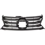 Grille for Lexus IS200T/IS300/IS350 2017-2020, Silver Gray Painted Shell and Insert, without F Sport Package, Replacement