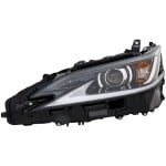 Headlight Assembly for Lexus ES300H/ES350 2019-2021, Left (Driver), Without LED Signal Light, North America Built Vehicle, Replacement