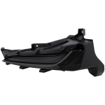 Fog Light Cover for Lexus RX350/RX350L 2020-2022, Textured Black, Left (Driver), with F Sport Package, Replacement