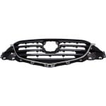 Grille for Mazda CX-5 2016, Chrome Shell with Painted Dark Gray Insert, Replacement