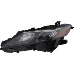 Replacement Headlight Assembly for Toyota Camry 2018-2022, Left (Driver), Halogen, XSE, with TRD Package/SE/TRD, without LED Signal Light, North America Built Vehicle, for Hybrid SE 2021 Models