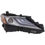 Headlight Assembly for Toyota Camry 2021-2022, Right (Passenger), LED, Suitable for XSE/Hybrid XSE Models, Replacement (CAPA Certified)