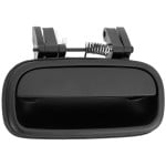 Smooth Black Rear Exterior Door Handle for Toyota Tundra 2000-2006, Left (Driver) Side, Replacement