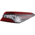 Right (Passenger) Outer Tail Light Assembly for 2021-2024 Toyota Camry, XLE, XSE without TRD Package, Hybrid XLE/XSE Models, North America Built Vehicle, Replacement