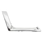 Rear Bumper Molding Lower Cover for Toyota Highlander 2017-2019, Right (Passenger), Chrome, Replacement