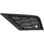 Front Bumper Molding for Volkswagen Tiguan 2018 - 2021, Standard Style, Right (Passenger) Side, with Park Distance Control Sensor Holes, Replacement