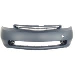 Front Bumper Cover for Toyota Prius 2004-2009, Primed (Ready to Paint), Replacement
