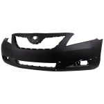 Front Bumper Cover for Toyota Camry 2007-2009, Primed (Ready to Paint), Specifically for SE Model, USA Built Vehicle, with Spoiler Holes, Replacement (CAPA Certified)