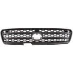Grille for Toyota RAV4 2001-2003, Horizontal Bar Insert, Painted Black Shell and Insert, Replacement