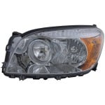 Headlight Lens and Housing for Toyota RAV4 2006-2008, Left (Driver), Excluding Sport Model, Replacement