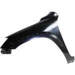 Primed (Ready to Paint) Front Fender for Toyota RAV4 2006-2012, Left (Driver), with Fender Flare Holes, Japan/North America Built, Replacement