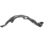Front Fender Liner for Toyota RAV4 2006-2012, Left (Driver), Plastic, Vacuum Form, Japan Built Vehicle, with Wheel Opening Flares, Replacement