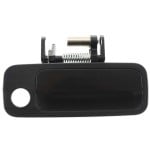 Front Exterior Door Handle for Toyota Camry/Lexus ES300 1997-2001, Right (Passenger), Smooth Black with Keyhole, Plastic, USA Built, Replacement