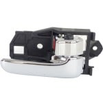 Front Interior Door Handle with Chrome Lever for Toyota Camry 1997-2001, Sienna 1998-2003, Right (Passenger), Compatible with Japan/USA Built Models, Replacement