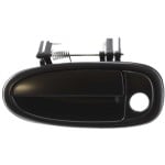 Front Exterior Door Handle for Toyota Avalon 1995-1999, Left (Driver), Primed (Ready to Paint) Black, Plastic, with Keyhole, Replacement