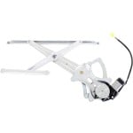 Front Window Regulator with Motor for 2005-2023 Toyota Tacoma, Left (Driver), Power, Crew Cab, Equal to Rear, Replacement