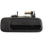 Rear Exterior Door Handle for 1997-2001 Toyota Camry/Lexus ES300, Right (Passenger) Side, Smooth Black Plastic, USA Built, Replacement
