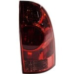 Tail Light Assembly for Toyota Tacoma 2005-2008/2012-2015, Right (Passenger), Halogen/Standard Type, Red Lens, Replacement