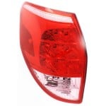 Tail Light Lens and Housing for 2006-2008 Toyota RAV4, Left (Driver) Side, Replacement