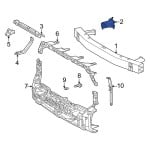 2022 - 2025 Toyota Tundra Front Bumper Bracket (Left / Driver Side)
