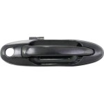 Right (Passenger) Front Door Handle Outer for Toyota Tundra 2000 - 2007, Exterior, Black, Smooth,  6921034050C0, Replacement