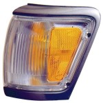 Left (Driver) Parking Light Assembly Replacement for 1992 - 1995 Toyota 4Runner, includes Park/Marker Combination, Primed (Ready to Paint) Rim,  8162035191