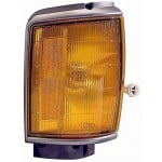 Right (Passenger) Parking Light Assembly for 1987 - 1989 Toyota 4Runner, Replacement Black Lens Cover,  8161089167