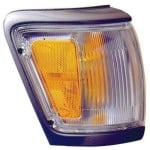 Right (Passenger) Park Light Assembly for 1992 - 1995 Toyota 4Runner, Replacement Parking and Marker Combination Light with Primed (Ready to Paint) Rim,  8161035191