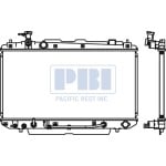 Radiator Assembly for 2001 - 2005 Toyota RAV4 with Automatic Transmission, Air Conditioning;  1640028191, Replacement