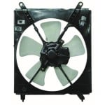 A/C Condenser Fan for 1997 - 1999 Toyota Camry, Includes Motor, Blade, Shroud, OEM TO3113102 Replacement