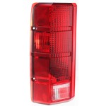 Tail Light Lens and Housing for Ford F-Series 1980-1986 Left (Driver), Replacement Models: F-150, F-250, F-350