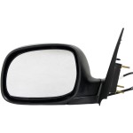 Power Mirror for Toyota Tundra 2004-2006, Left (Driver), Non-Towing, Manual Folding, Non-Heated, Chrome, SR5 Model, Double Cab, Replacement