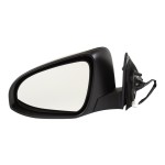 Power Side Mirror for Toyota Camry 2012-2014, Left (Driver), Manual Folding, Non-Heated, Paintable, without Auto Dimming, Blind Spot Detection, Memory, and Signal Light, Replacement