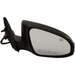 Power Mirror for Toyota Corolla 2014-2019, Right (Passenger), Manual Folding, Heated, Paintable, with In-housing Signal Light, without Auto Dimming, Blind Spot Detection, and Memory, Replacement