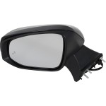 Power Mirror for Toyota Highlander 2020-2023, Left (Driver), Manual Folding, Heated, Paintable, with In-Housing Signal Light, Blind Spot Detection in Glass, without Memory, Puddle Light, Auto-Dimming, Replacement