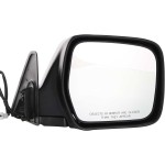 Power Mirror for Toyota Land Cruiser 1991-1997, Right (Passenger) Side, Manual Folding, Non-Heated, Paintable, Replacement