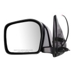 Power Mirror for Toyota Tacoma 2001-2004, Left (Driver), Manual Folding, Non-Heated, Paintable, Suitable for Pre Runner, 2WD (Two-Wheel Drive)/Base/DLX, 4WD (Four-Wheel Drive), Replacement