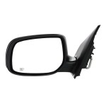 Power Mirror for Toyota Corolla 2009-2013, Left (Driver), Manual Folding, Heated, Paintable, without Auto Dimming, Blind Spot Detection, Memory, and Signal Light, North America Built Vehicle, Replacement