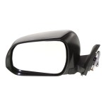 Power Mirror for Toyota Highlander 2008-2013, Left (Driver), Manual Folding, Non-Heated, Paintable, without Puddle Light, Suitable for Hybrid Models and 2008-2010 Non-Hybrid Models (Japan Built Vehicle), Replacement