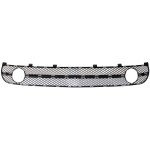 Front Bumper Grille for 2001-2005 Volkswagen Beetle, Center, Mesh Insert, Textured Black with Fog Light Hole, Replacement