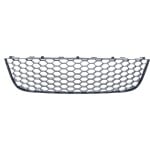 Front Bumper Grille, Center, Primed (Ready to Paint) for Volkswagen Golf 2006, GTI/Rabbit 2006-2009, Replacement