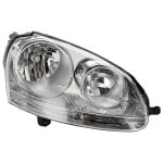 Headlight Assembly for Volkswagen Jetta 2005-2010, Right (Passenger), Halogen, (2005 Model, 2.5/ TDI), Replacement