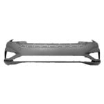 Front Bumper Cover for Volkswagen Jetta 2019-2021, Primed (Ready to Paint), Excludes GLI Models - CAPA-Certified, Replacement