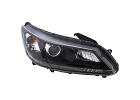 Headlight Assembly for 2013-2015 Honda Accord, Right (Passenger), Halogen, 4 Cylinder, EX/EX-L/LX/Sport Models, Sedan, Replacement